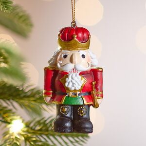 Елочная игрушка Щелкунчик - Королевский Защитник Сказок 8 см