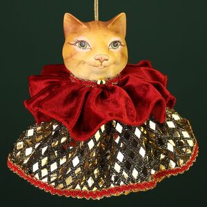 Елочная игрушка Кошка Розетти: Мостолес 12 см