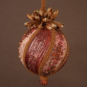 Винтажный елочный шар Палеогея: Аллюзио 15 см
