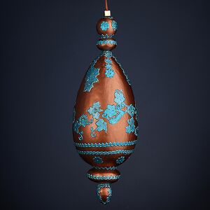 Елочная игрушка Сосулька Сан-Доминико 23 см