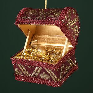 Елочная игрушка Сундук Таинственного Севера - Мотриль 9 см, подвеска