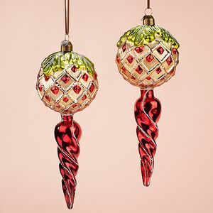 Елочные игрушки Розел Килл 22 см, 2 шт, стекло