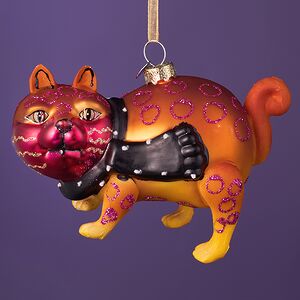Елочная игрушка Сказочный Кот Санрио 12 см, подвеска, стекло