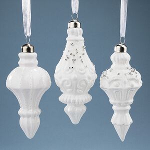 Елочные игрушки Фратта-Тодина 16 см, 3 шт, стекло