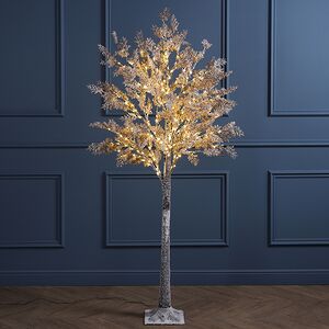 Светодиодное дерево Орешник - Уорлингтон 150 см, 240 теплых белых LED ламп, IP44