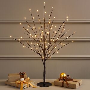 Светодиодное дерево Каллингтон 55 см, 90 теплых белых LED ламп, IP44