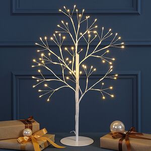 Светодиодное дерево Бакингтон 55 см, 80 теплых белых LED ламп, IP44