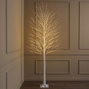 Светодиодное дерево Эдинбург 240 см, 1152 теплых белых LED ламп с мерцанием, IP44