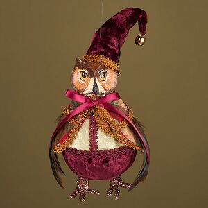 Елочная игрушка Филин Буаморан 18 см