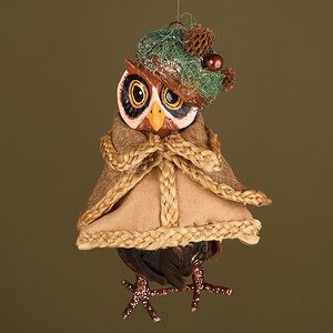 Елочная игрушка Сова Вивьен - Лес Саксен 17 см