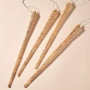 Елочные игрушки Сосульки Мэрсайл 30 см, 4 шт, стекло