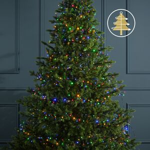 Ярусная гирлянда на елку 210 см Easy Light, 700 разноцветных LED, зеленый ПВХ, контроллер, IP44