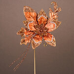 Искусственная пуансеттия Мирина 41 см, клипса